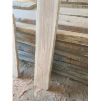 Gartenholz, Rückenlehne für Sitzbank, Lärche, gehobelt, Ecken abgerundet, unbehandelt, 100x30x2,5 cm